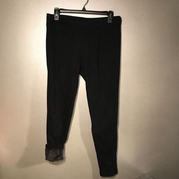 SOFT LINED LEGGINGS - Picture 1 of 3